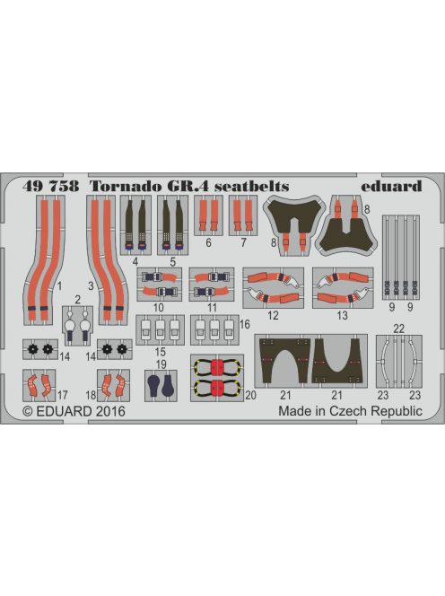 Eduard - Tornado GR.4 seatbelts for Revell 