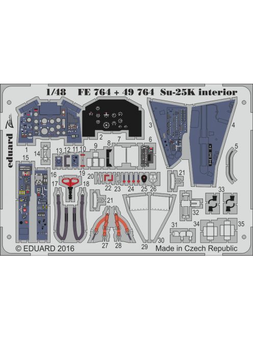 Eduard - Su-25K interior for SMER 