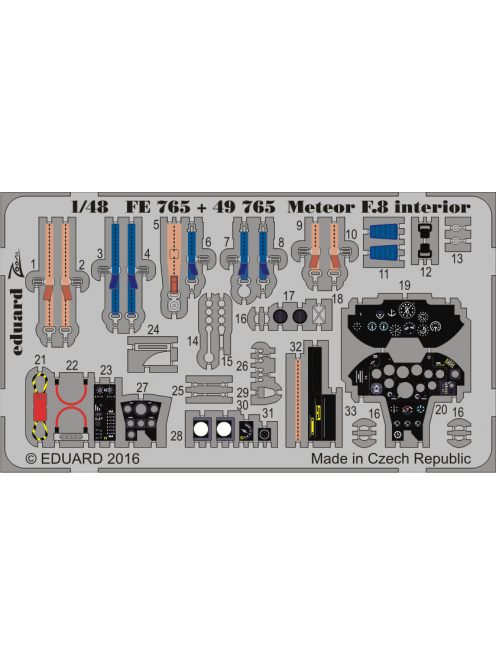 Eduard - Meteor F.8 interior for Airfix 