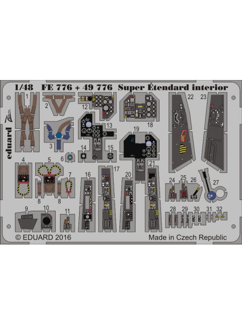 Eduard - Super Etendard interior for Kinetic 