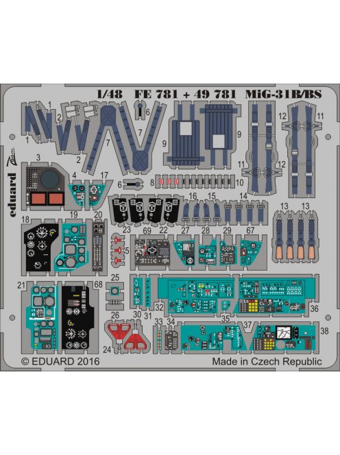 Eduard - MiG-31B/BS for AMK 