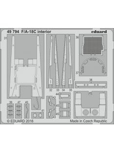 Eduard - F/A-18C interior for Kinetic 