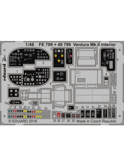 Eduard - Ventura Mk.II interior for Revell 