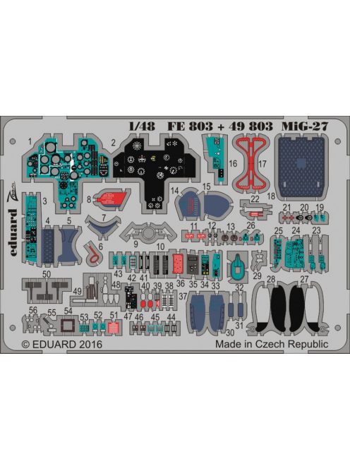 Eduard - MiG-27  interior for Trumpeter 