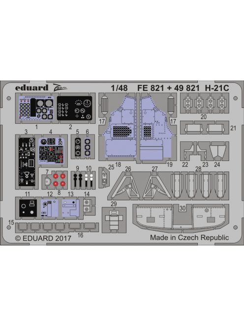 Eduard - H-21C for Italeri 