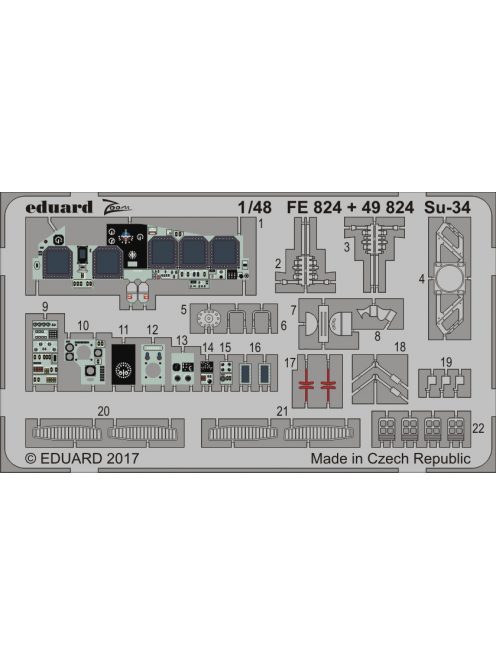 Eduard - Su-34 interior for Hobby Boss 