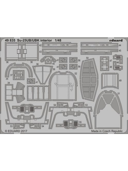 Eduard - SU-25UB/UBK interior for SMER 