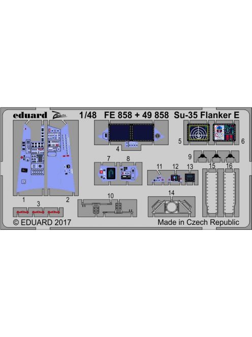 Eduard - Su-35 Flanker E interior for Kitty Hawk 