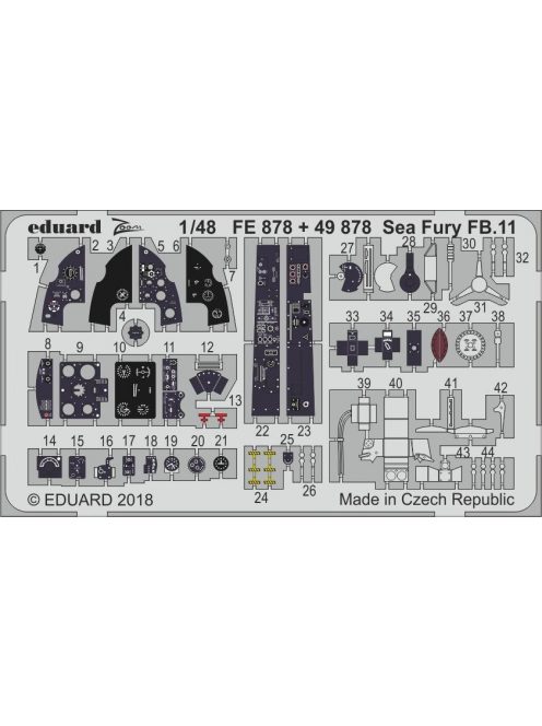 Eduard - Sea Fury FB.11 interior for Airfix 