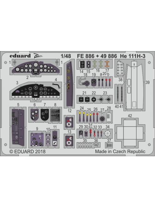 Eduard - He 111H-3 nose interior for ICM 