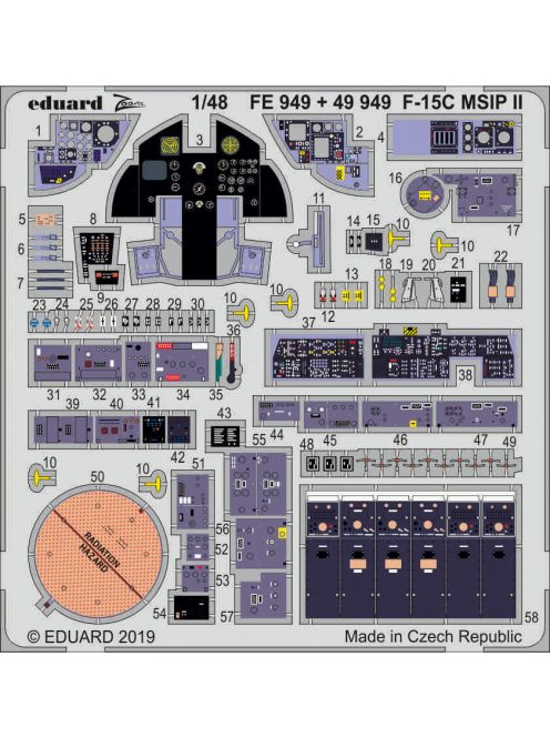 Eduard - F-15C MSIP II interior f.Great Wall Hobb 