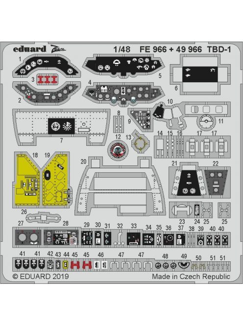 Eduard - TBD-1 interior for Great Wall Hobby 