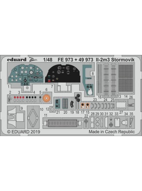 Eduard - Il-2m3 Stormovik for Accurate Miniat. 