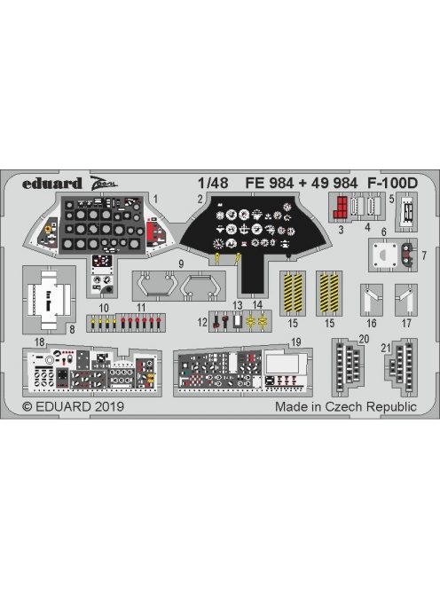 Eduard - F-100D interior for Trumpeter 