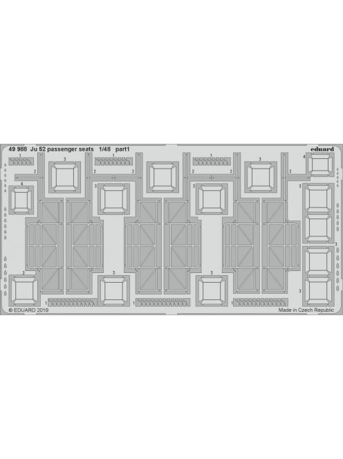 Eduard - Ju 52 passenger seats for Revell 