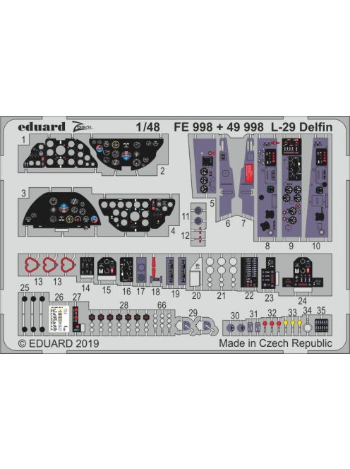 Eduard - L-29 Delfin interior for AMK 