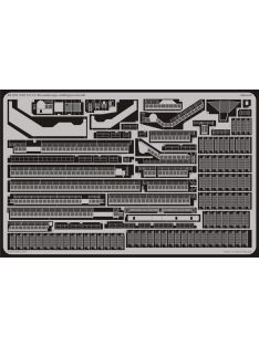   Eduard - USS CV-14 Ticonderoga railings/catwalk for Trumpeter