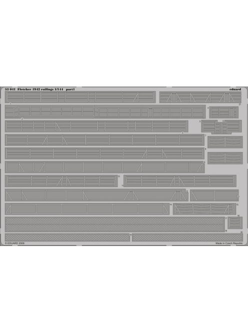 Eduard - Fletcher 1942 railings for Revell