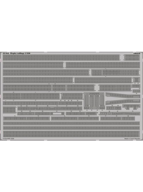 Eduard - Tirpitz railings for Revell