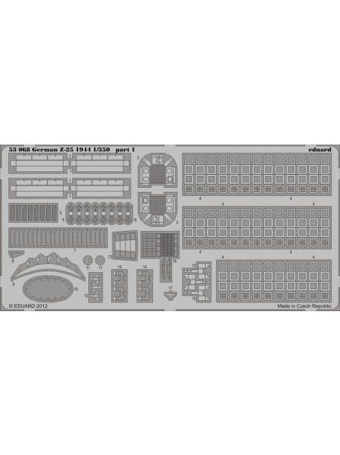 Eduard - German Z-25 1944 1/350 for Trumpeter 