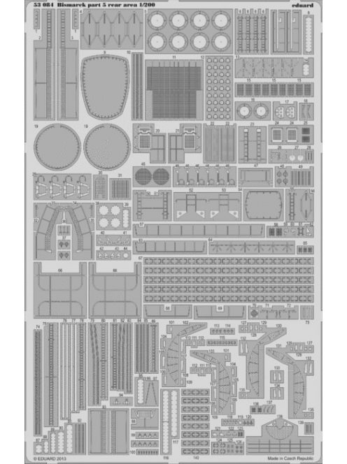 Eduard - Bismarck part 5 -rear area for TRU 