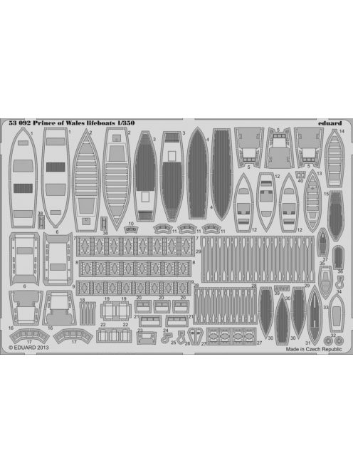 Eduard - Prince of Wales lifeboats for Tamiya 