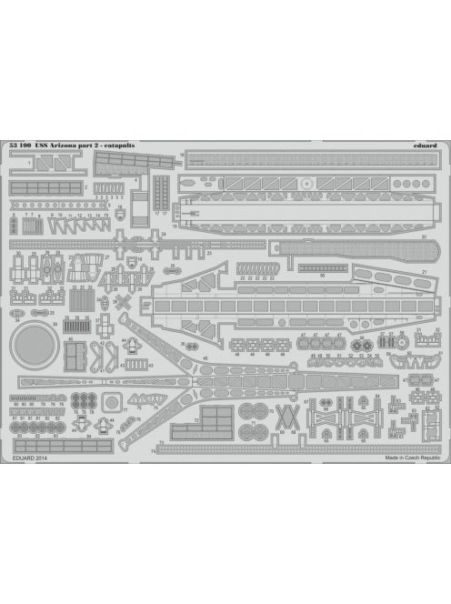 Eduard - USS Arizona part 2-catapults for Trumpet 