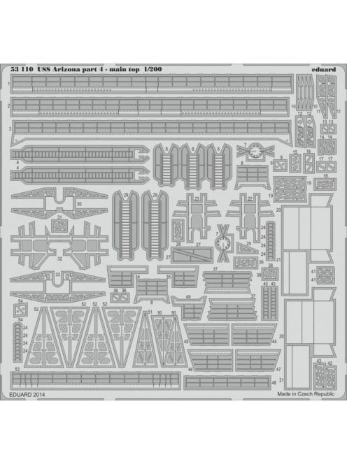 Eduard - USS Arizona part 4-main top for Trumpete 