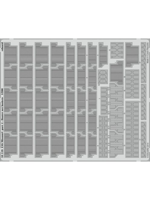 Eduard - USS Missouri part 4-floater net baske.fT 