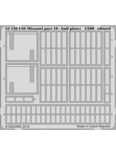 Eduard - USS Missouri part 10-hull plates f. Trum 