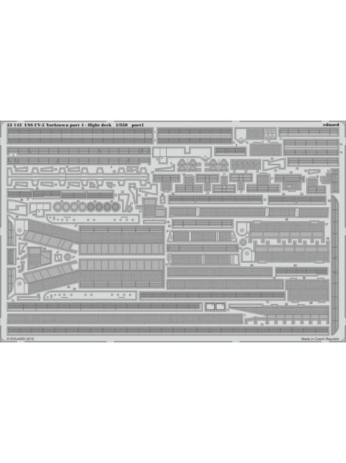 Eduard - USS CV-5 Yorktown part 4 flight deck f.M 