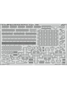   Eduard - HMS Queen Elizabeth 1943pt 2-AA guns f.T for Trumpeter