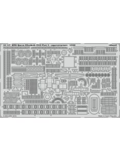   Eduard - HMS Queen Elizabeth 1943 pt3-superstruct for Trumpeter