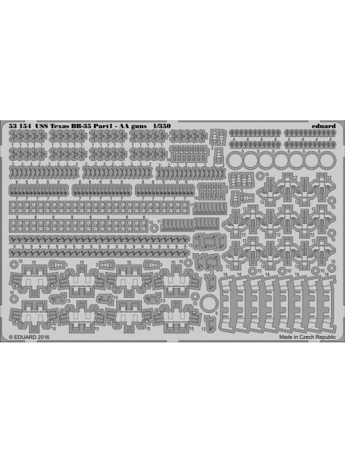 Eduard - USS Texas BB-35 pt1-AA guns for Trumpete 