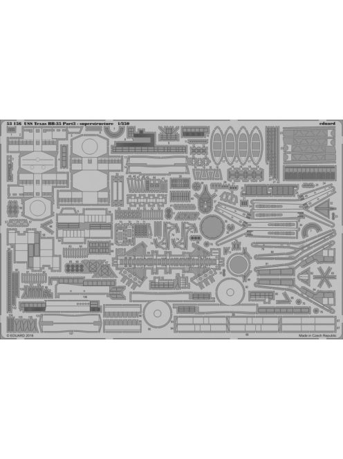 Eduard - USS Texas pt.3 superstructure f.Trumpete 