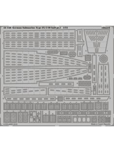 Eduard - German Submarine Type IX C/40 hull pt.1 for Revell