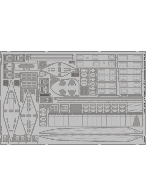 Eduard - German Submarine Type IX C/40 hull pt.2 for Revell