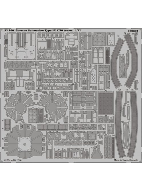 Eduard - German Submarine Type IX C/40 tower f.Re 