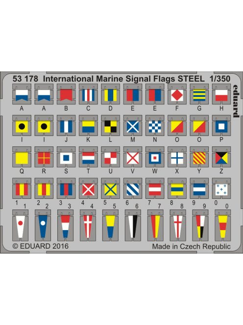 Eduard - International Marine Signal Flags STEEL 