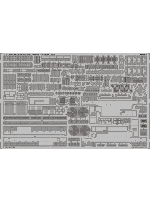 Eduard - USS Iwo Jima LHD-7 pt.1 assault craft units for Trumpeter