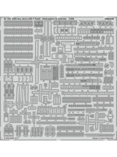   Eduard - USS Iwo Jima LHD-7 pt.2 helicopters & vehicles for Trumpeter