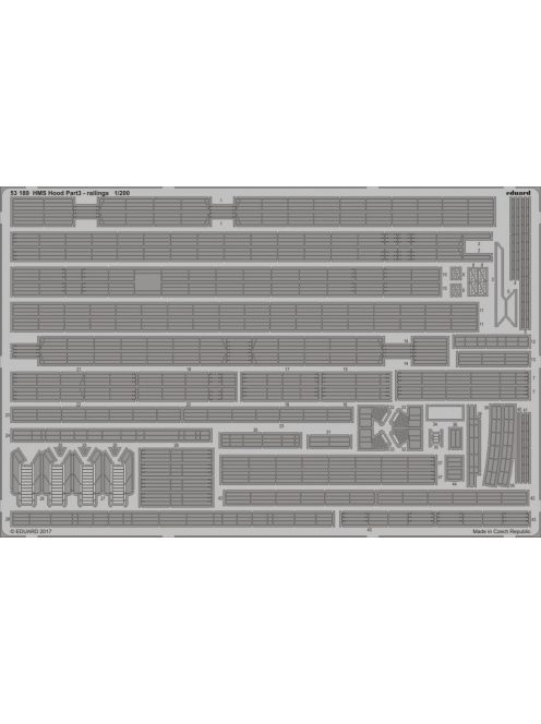 Eduard - HMS Hood pt.3 railings for Trumpeter 