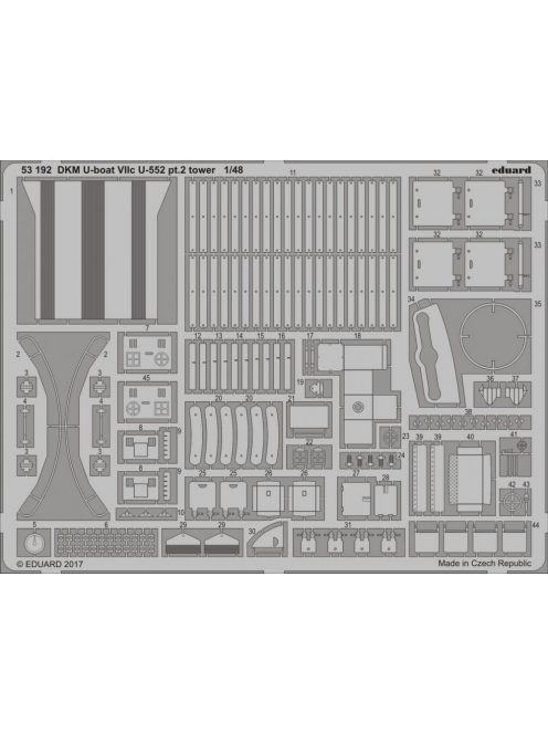 Eduard - DKM U-boat VIIc U-552 pt.2 tower f.Trump 