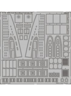 Eduard - DKM U-boat VIIc U-552 pt.3 hull body for Trumpeter