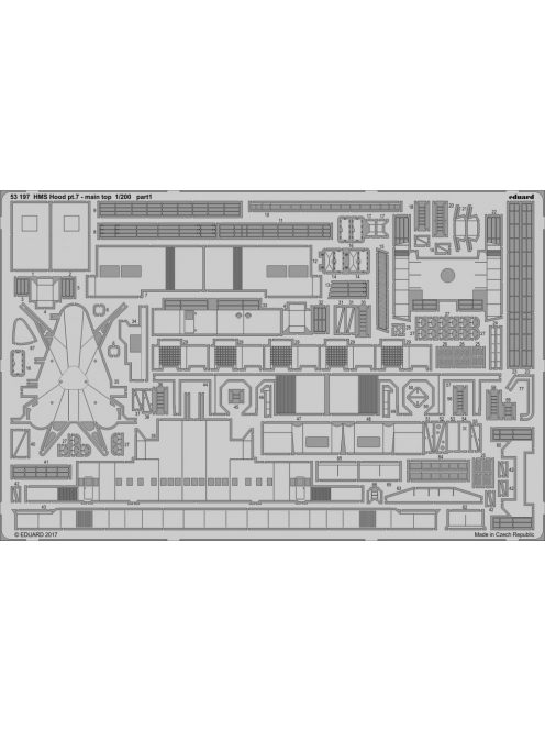 Eduard - HMS Hood pt.7 main top for Trumpeter 