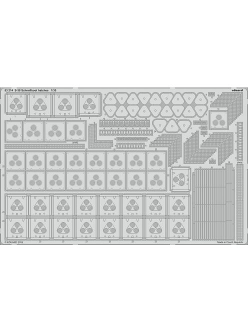 Eduard - S-38 Schnellboot hatches for Italeri 