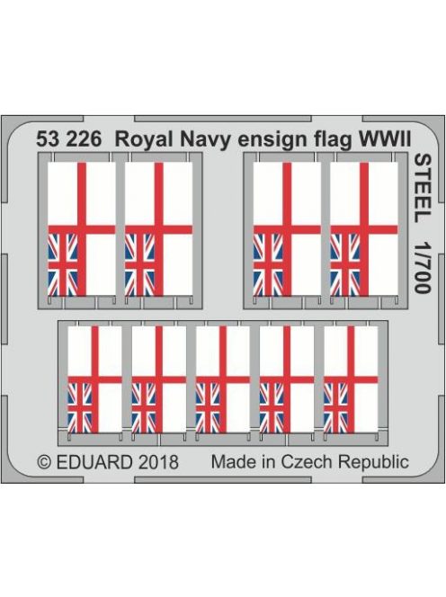 Eduard - Royal Navy ensign flag WWII STEEL 