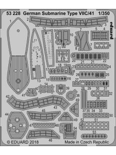 Eduard - German Submarine Type VIIC/41 for Revell 