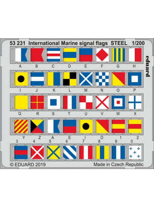 Eduard - International Marine signal flags STEEL 