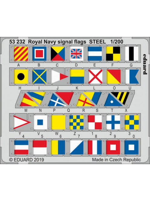 Eduard - Royal Navy signal flags STEEL 